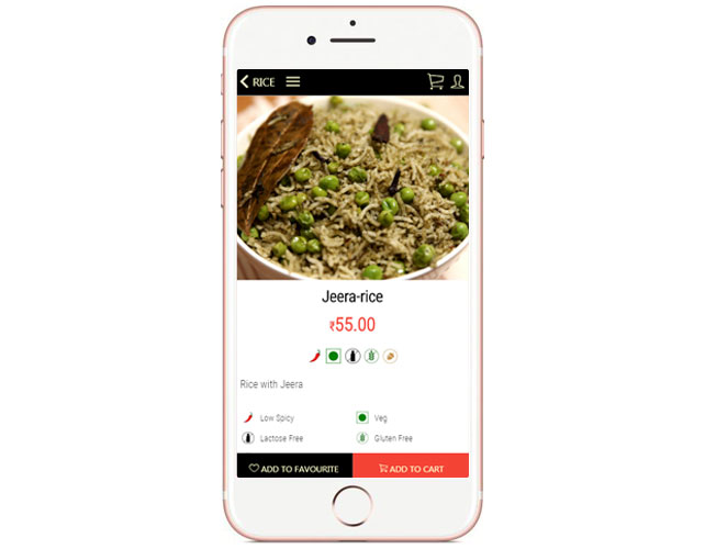 Iphone App of Restaurant Business